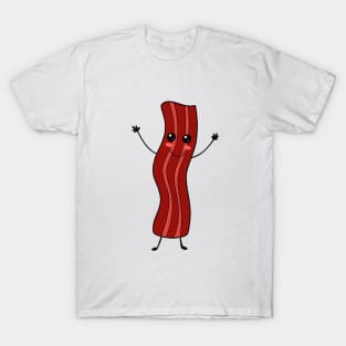 HAPPY Bacon Strip T-Shirt